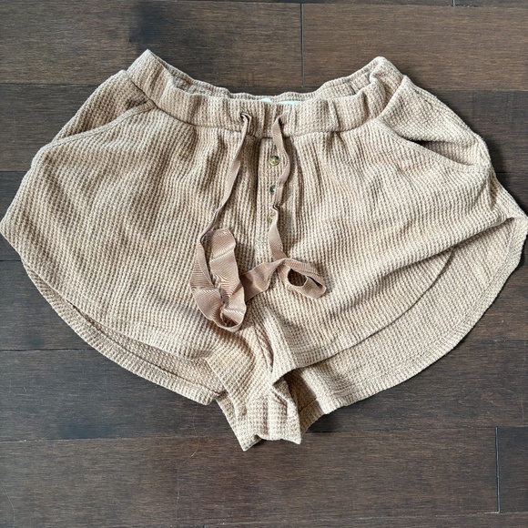 Abercrombie & Fitch waffle knit pyjama shorts - Picture 1 of 2